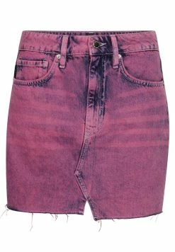 Superdry VINTAGE - Denim Skirt - Dark Pink Marble -Superdry Shop e23a2c9963194a7ba9a262339b7f3b1e