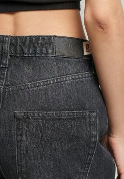 Superdry VINTAGE WIDE - Flared Jeans - Wolcott Black Stone -Superdry Shop e24ad25a70224f98aa3ff891afc42fa3