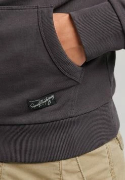 Superdry VINTAGE DOWNTOWN SCRIPT - Hoodie - Bison Black -Superdry Shop e2582721ae2b41d6928b69401407e03c