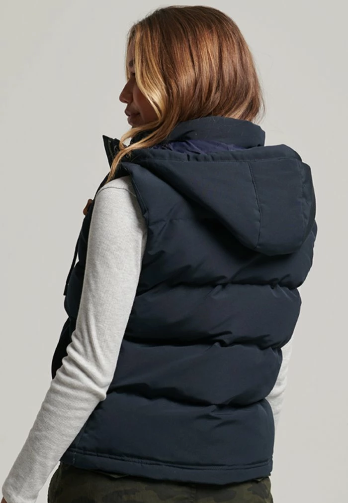 Superdry EVEREST - Waistcoat - Eclipse Navy 3 Superdry EVEREST - Waistcoat - Eclipse Navy - Image 3