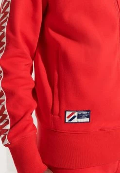 Superdry CODE TAPE - Training Jacket - Risk Red -Superdry Shop e26fb22cf6f44b578287165bb878f989