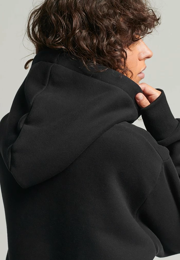 Superdry VINTAGE COLLEGIATE - Hoodie - Black 1 Superdry VINTAGE COLLEGIATE - Hoodie - Black