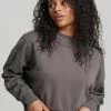 Superdry FLEX BATWING - Sweatshirt - Dark Grey