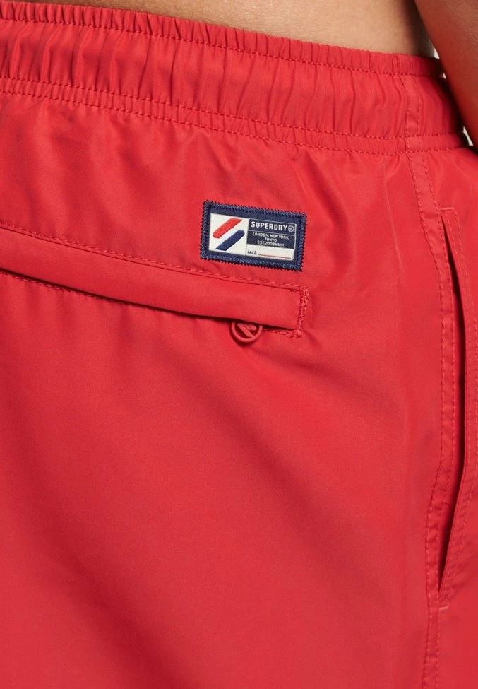 Superdry Swimming Shorts - Risk Red 1 Superdry Swimming Shorts - Risk Red
