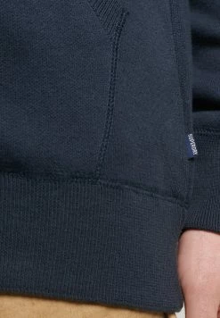 Superdry ESSENTIAL - Zip-up Sweatshirt - Eclipse Navy -Superdry Shop e2e21ec0b6d240ed812844e43817dc09
