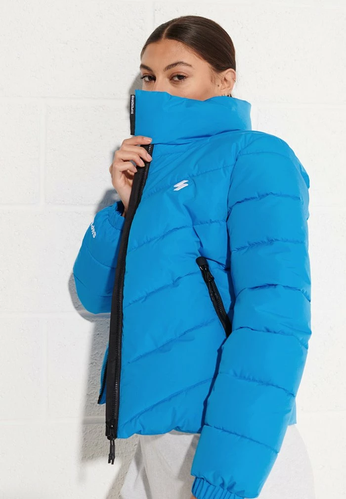 Superdry Winter Jacket - Aqua 2 Superdry Winter Jacket - Aqua - Image 2