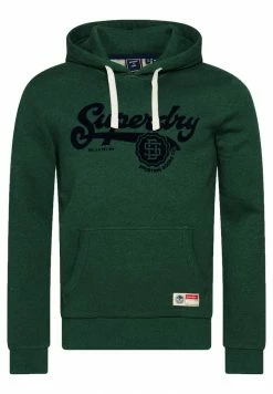 Superdry VINTAGE SCRIPT STYLE - Hoodie - Heritage Pine Green Marl -Superdry Shop e3370ac63589468f8af0e2e6f5773ca8