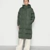 Superdry STUDIOS LONGLINE DUVET COAT - Winter Coat - Thyme