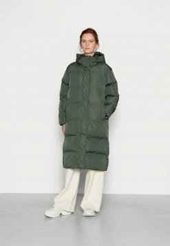 Superdry STUDIOS LONGLINE DUVET COAT - Winter Coat - Thyme