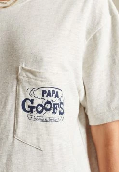 SUPERDRY LOOSE FIT SUSHI ROLLER - Print T-shirt - Cadet Grey Marl