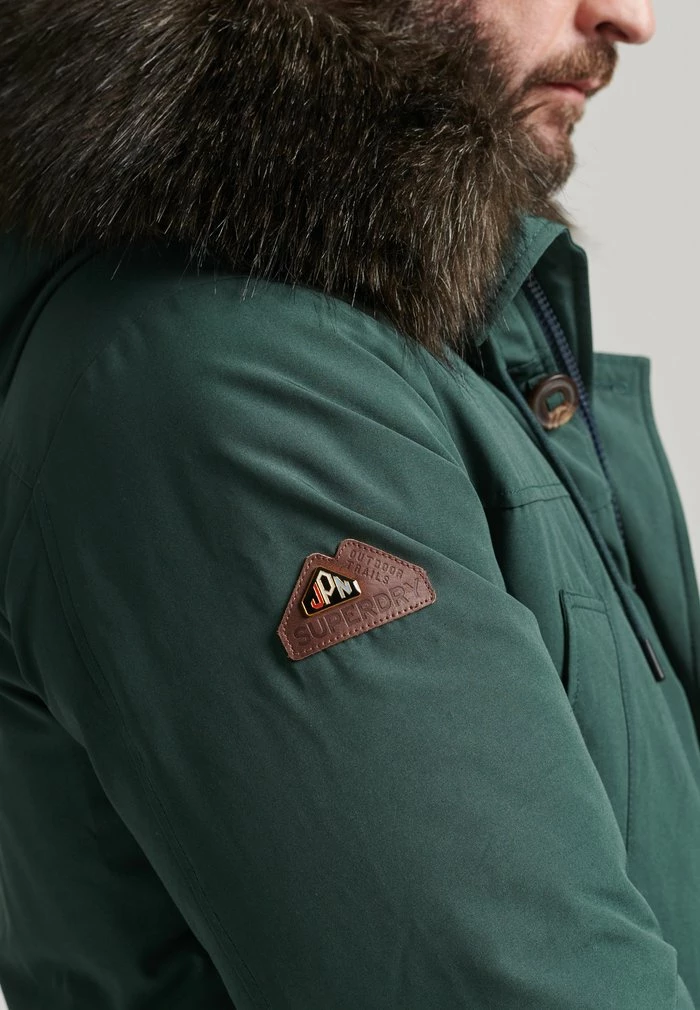 Superdry Down Coat - Emerald Green 5 Superdry Down Coat - Emerald Green - Image 5