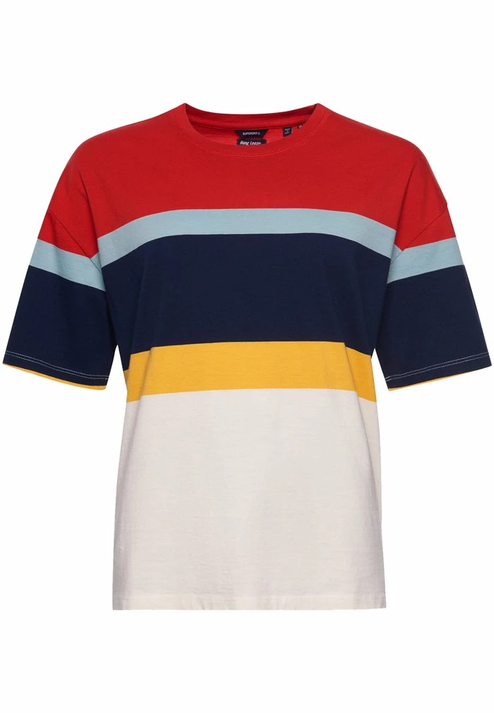 Superdry Print T-shirt - Apple Red Stripe 4 Superdry Print T-shirt - Apple Red Stripe - Image 4