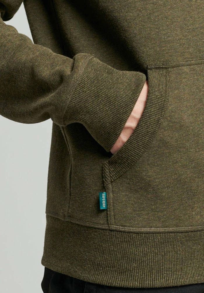 Superdry VINTAGE - Hoodie - Olive Marl 4 Superdry VINTAGE - Hoodie - Olive Marl - Image 4
