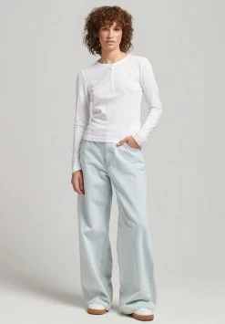 Superdry HENLEY - Long Sleeved Top - Optic 4 Superdry HENLEY - Long Sleeved Top - Optic -Superdry Shop e40dfe90adce4b2195d914cee48c0d5a