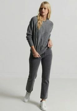 Superdry Jumper - Mid Grey Marl 6 Superdry Jumper - Mid Grey Marl -Superdry Shop e426d2c81cb54dba96fb4fb69271c25f