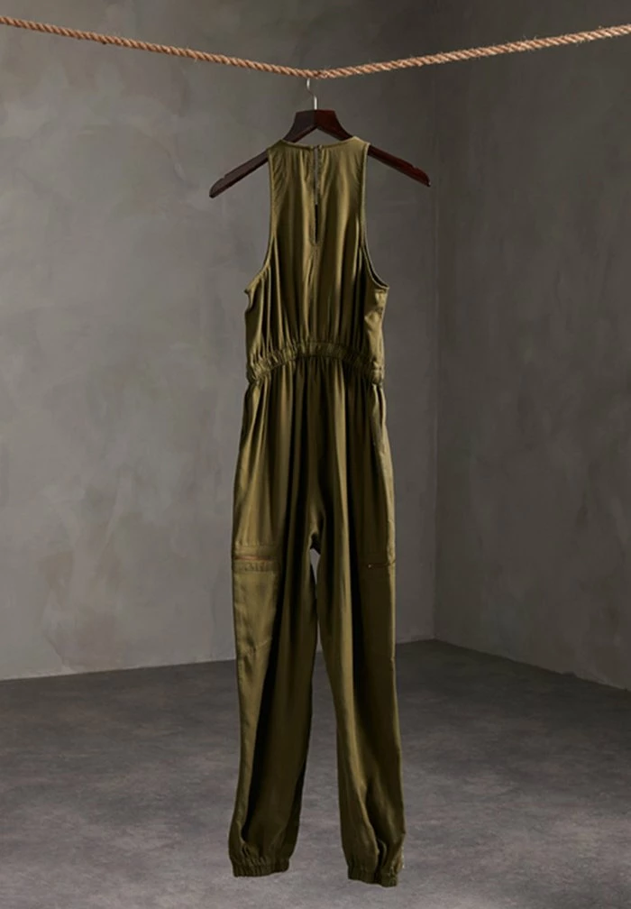 Superdry Jumpsuit - Olive Night 2 Superdry Jumpsuit - Olive Night - Image 2