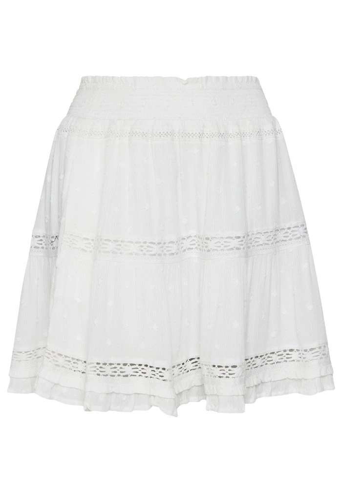 Superdry VINTAGE LACE - Mini Skirt - Brilliant White 4 Superdry VINTAGE LACE - Mini Skirt - Brilliant White - Image 4