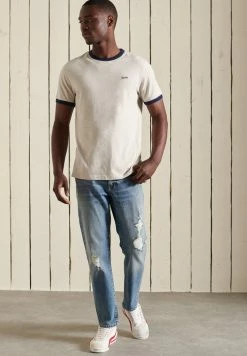 Superdry TAILORED - Straight Leg Jeans - Houston Mid Vintage