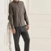 Superdry STUDIOS BRUSHED - Shirt - Dark Marl Herringbone