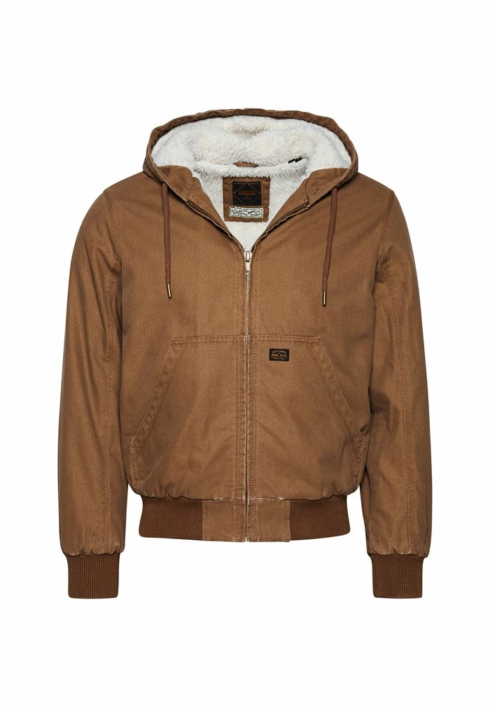 Superdry WORKWEAR - Zip-up Sweatshirt - Denim Co Tobacco 6 Superdry WORKWEAR - Zip-up Sweatshirt - Denim Co Tobacco - Image 6