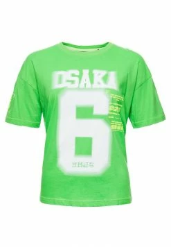 SUPERDRY SUPER 5 DECONSTRUCT T-SHIRT - Print T-shirt - Neon Lime -Superdry Shop e53dd104346d48d6a32b321dad2eef8c