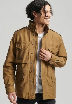 Superdry VINTAGE M65 MILITARY - Light Jacket - Breen