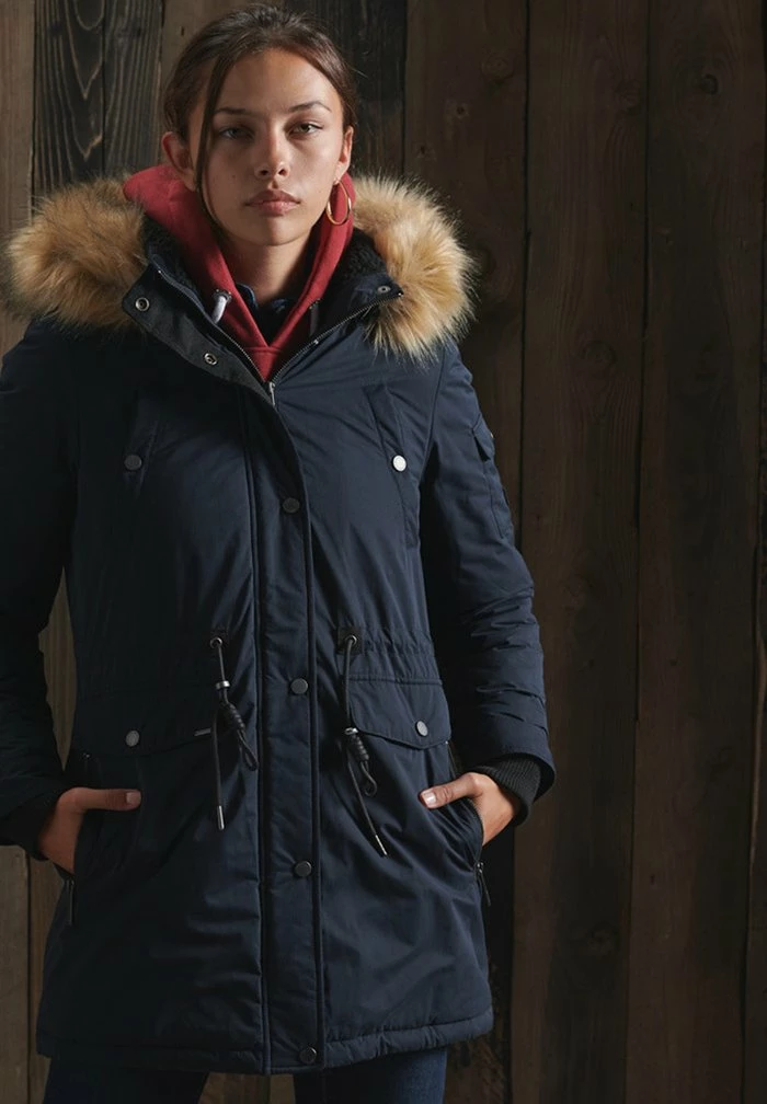 Superdry Winter Coat - Eclipse Navy 1 Superdry Winter Coat - Eclipse Navy