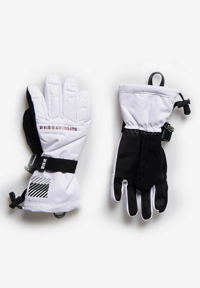 SUPERDRY RESCUE SNOW GLOVES - Gloves - White 1 SUPERDRY RESCUE SNOW GLOVES - Gloves - White