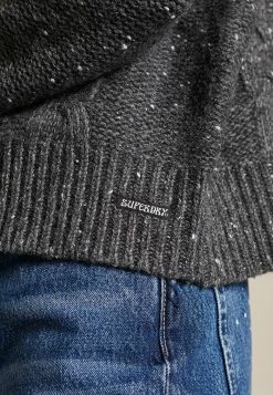 Superdry ROLL - Jumper - Zinc Marl -Superdry Shop e5813441b5754bf19339ddc1431eff50