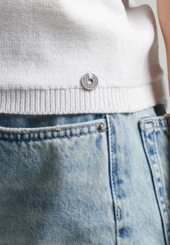 Superdry VINTAGE - Top - Bright White -Superdry Shop e5afd883534045ab800532d1b7cc5997