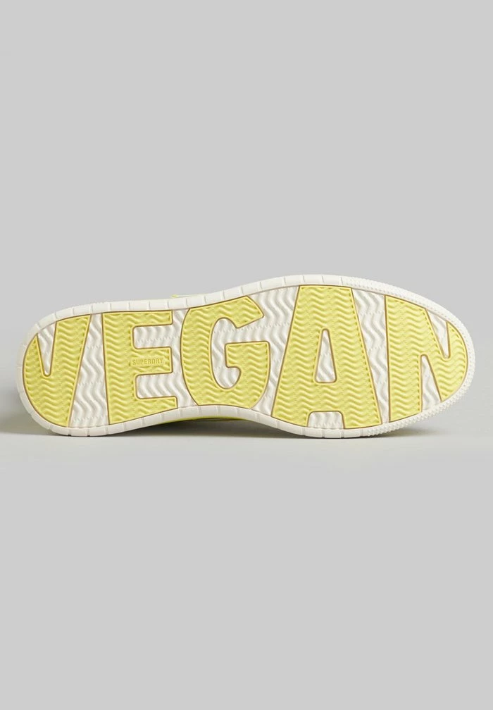 Superdry VINTAGE VEGAN BASKET - High-top Trainers - White Lime 3 Superdry VINTAGE VEGAN BASKET - High-top Trainers - White Lime - Image 3