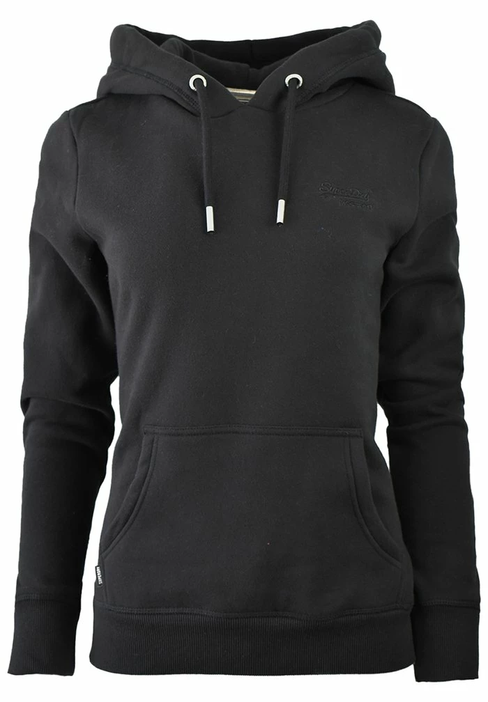 Superdry VINTAGE LOGO EMBROIDERED - Hoodie - Black 1 Superdry VINTAGE LOGO EMBROIDERED - Hoodie - Black