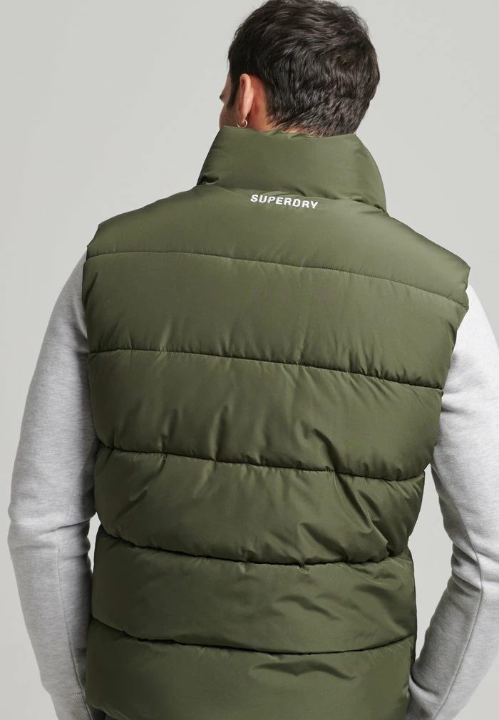 Superdry Waistcoat - Dark Moss 3 Superdry Waistcoat - Dark Moss - Image 3