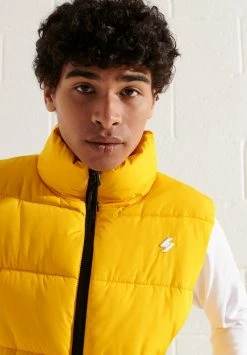 Superdry Waistcoat - Nautical Yellow -Superdry Shop e5e9703547c0481287169fcbbb2606bd