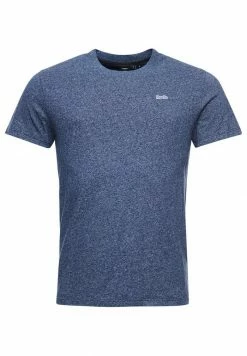 Superdry Basic T-shirt - Frosted Navy Grit -Superdry Shop e6100bef89b54887858385685f46b8df