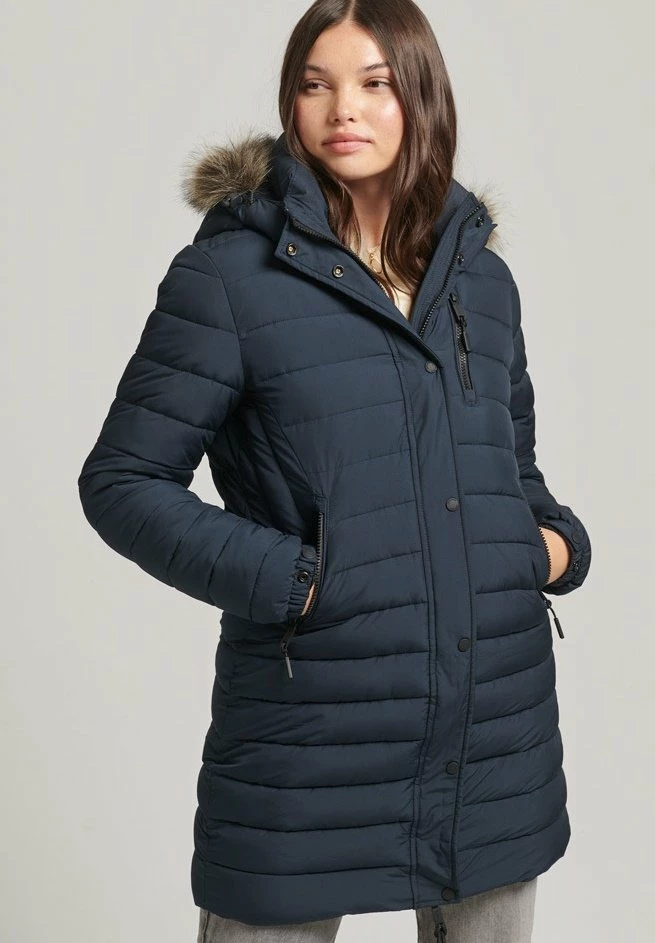 Superdry Winter Coat - Eclipse Navy 1 Superdry Winter Coat - Eclipse Navy
