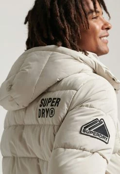 Superdry MICROFIBER MOUNTAIN PUFFER - Winter Jacket - Pelican -Superdry Shop e6cf0fcd216a4f88b91b5c301c6f4fca