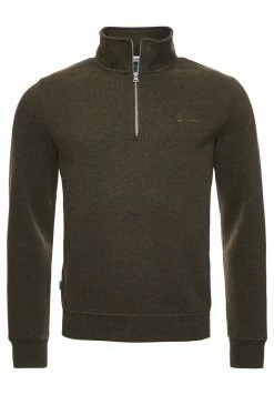 Superdry EMBROIDERED LOGO - Sweatshirt - Olive Marl -Superdry Shop e6e4e0f352bb49b090484e0a63979d12