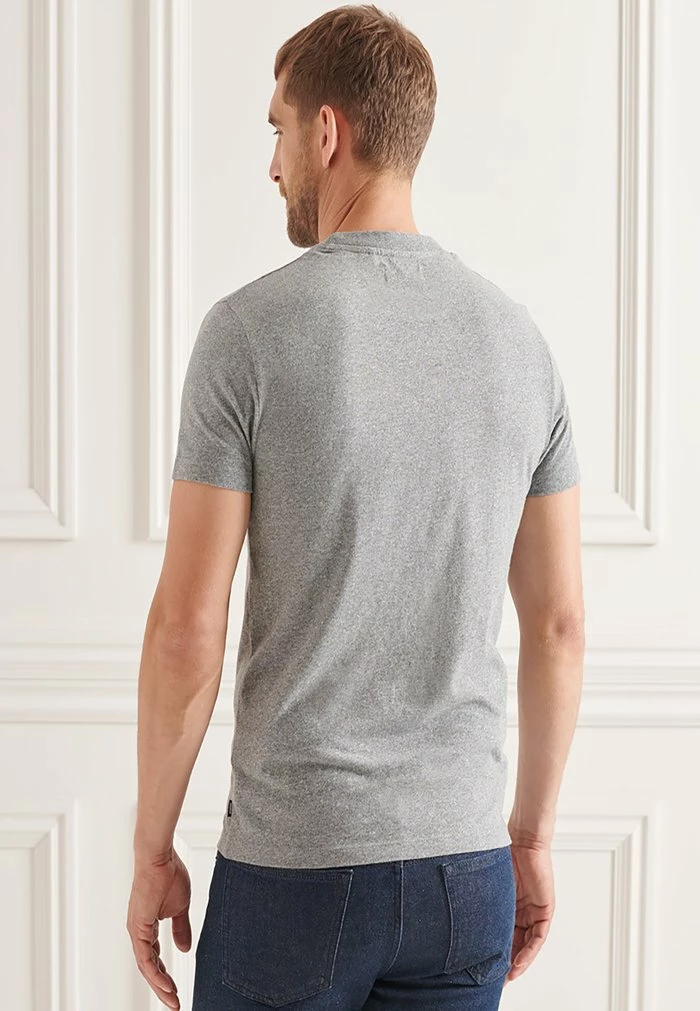 Superdry Basic T-shirt - Noos Grey Marl 2 Superdry Basic T-shirt - Noos Grey Marl - Image 2