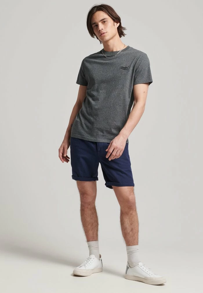 Superdry VINTAGE - Basic T-shirt - Asphalt Grit 2 Superdry VINTAGE - Basic T-shirt - Asphalt Grit - Image 2