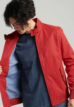 Superdry HARRINGTON - Summer Jacket - Red -Superdry Shop e752e2d5f5044e8089ea92f17f87f632