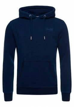 Superdry VINTAGE LOGO EMBROIDERED - Hoodie - Mid Indigo -Superdry Shop e75bb1b833c944c8857736e96caf98ad