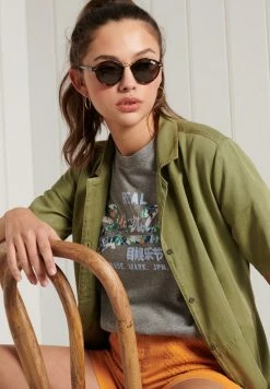 Superdry VINTAGE LOGO - Print T-shirt - Dark Marl -Superdry Shop e7aa8e423c184e4f8942a7571104bc4f