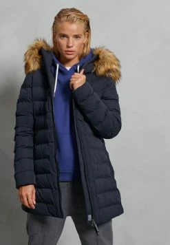 Superdry Winter Coat - Navy