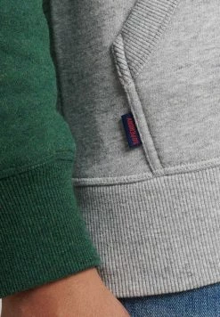 Superdry ESSENTIAL - Zip-up Sweatshirt - Athletic Grey Marl Campus Green Marl 8 Superdry ESSENTIAL - Zip-up Sweatshirt - Athletic Grey Marl Campus Green Marl -Superdry Shop e7dccbb4eea04452a48b30e9d28c3ea3