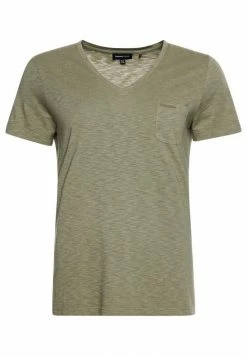Superdry STUDIOS POCKET V-NECK - Basic T-shirt - Light Khaki 5 Superdry STUDIOS POCKET V-NECK - Basic T-shirt - Light Khaki -Superdry Shop e7f3c2eec4e9476a85641772af5f8ba6
