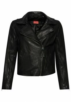 Superdry Leather Jacket - Vintage Black 10 Superdry Leather Jacket - Vintage Black -Superdry Shop e839cab66045448fbf6fd7178345278f