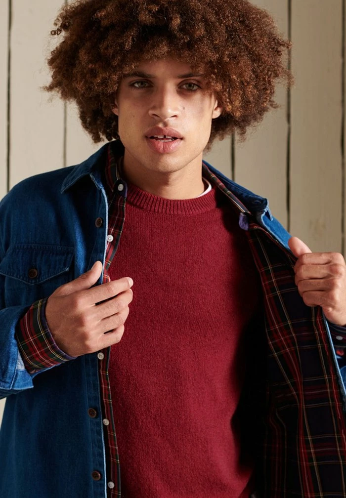 Superdry HARLO - Jumper - Spiced Red 2 Superdry HARLO - Jumper - Spiced Red - Image 2