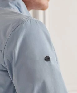 Superdry Light Jacket - China Blue -Superdry Shop e8554e89b8ed45949cf80a34acae96d5