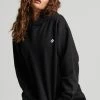 Superdry SPORT CORE OVERSIZED - Hoodie - Black
